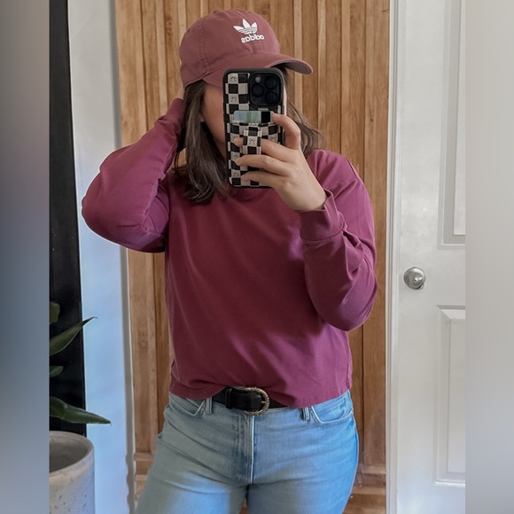 Marine Layer Tops - Marine Layer Crew Lightweight Cropped Sweatshirt. Size S